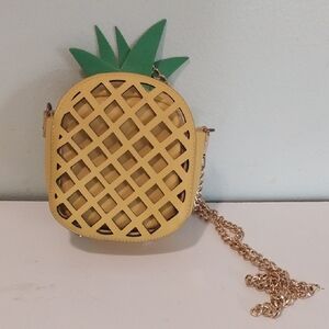 Pineapple Crossbody Bag - Yellow and Green
